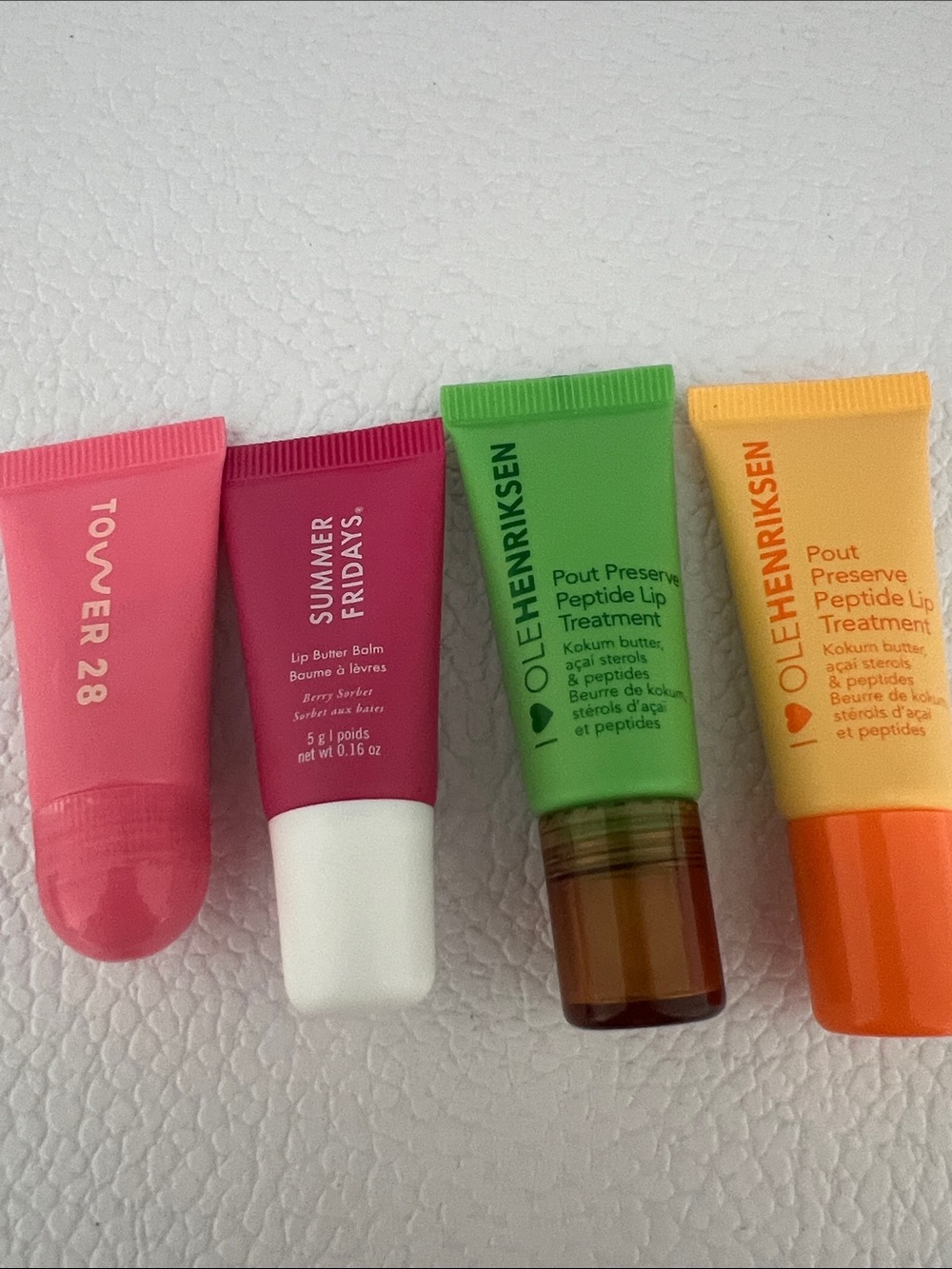 Fun set of 4 Mini Lip Balms